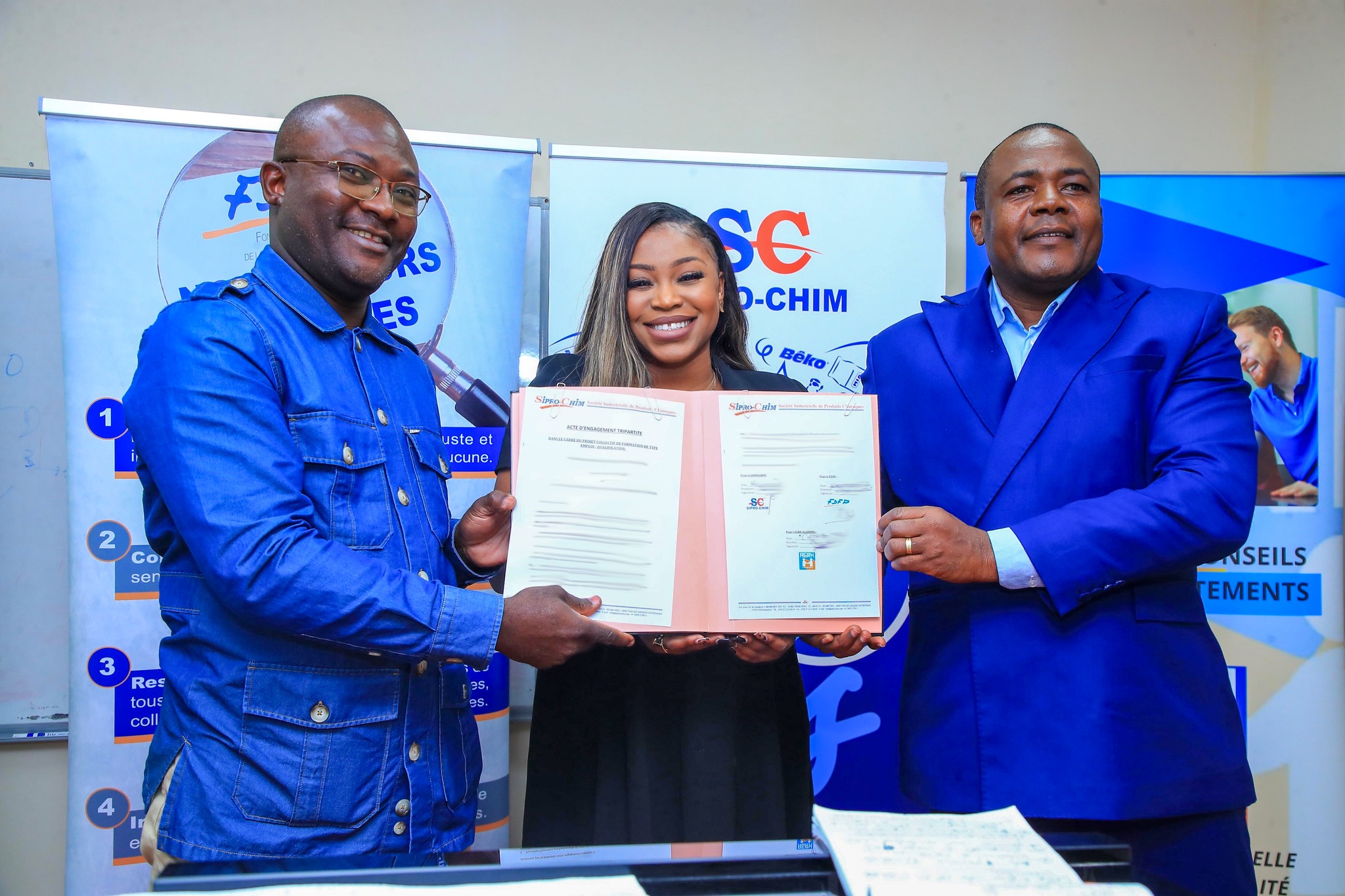 Sipro-Chim s'engage pour l'avenir des jeunes et le développement des compétences locales !