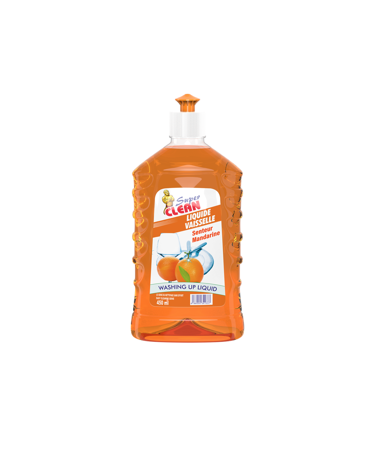 SUPER CLEAN_Liquide Mandarine 450ml_siprochim