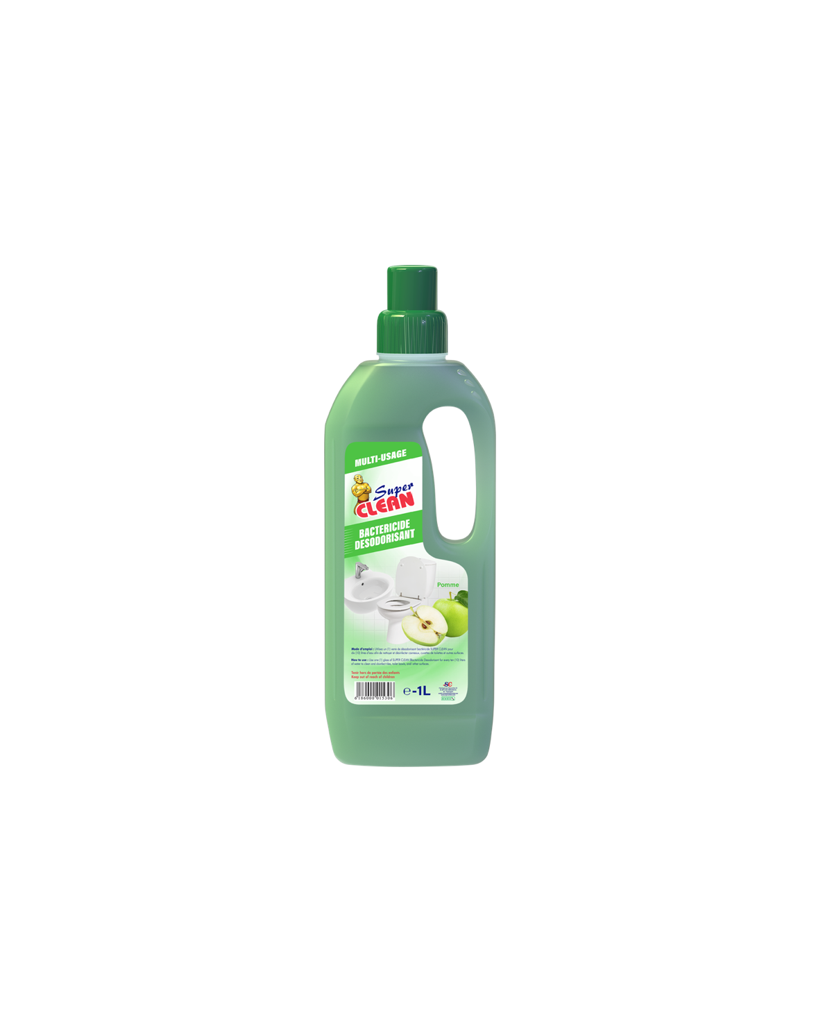 Bactéricide Super Clean Pomme Verte 1L_Siprochim