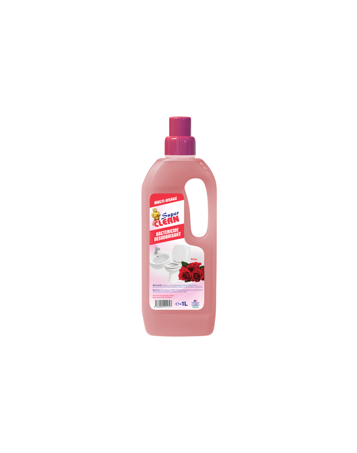 Bactéricide Super Clean Rose 1L_Siprochim